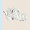 Bộ Cộc Cotton Cài Khuy Thanh Lịch Đáng Yêu Cho Bé Trai Bé Gái MOMÉ PH49
