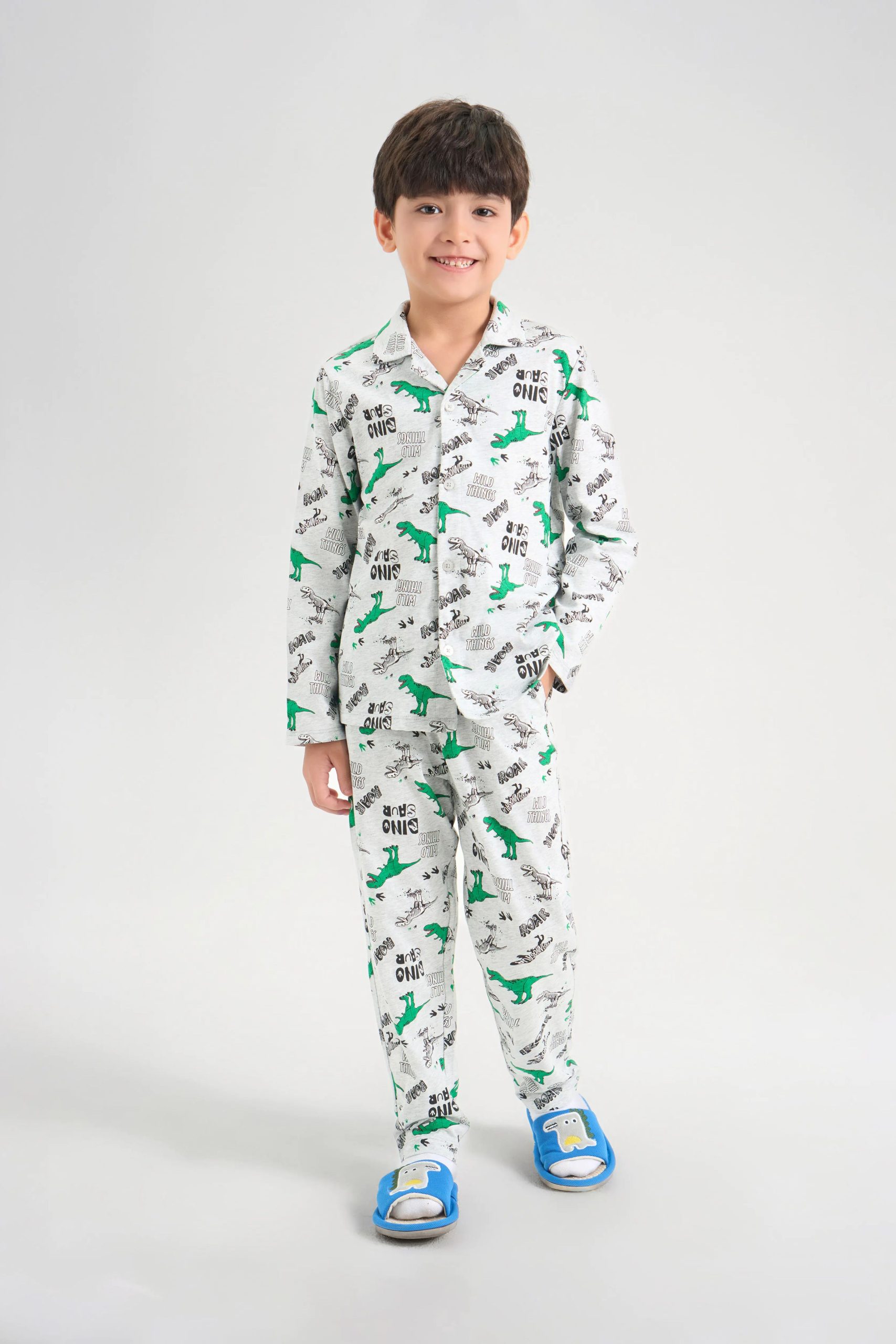 Bộ pyjama bé trai cotton dài tay - Ảnh 3