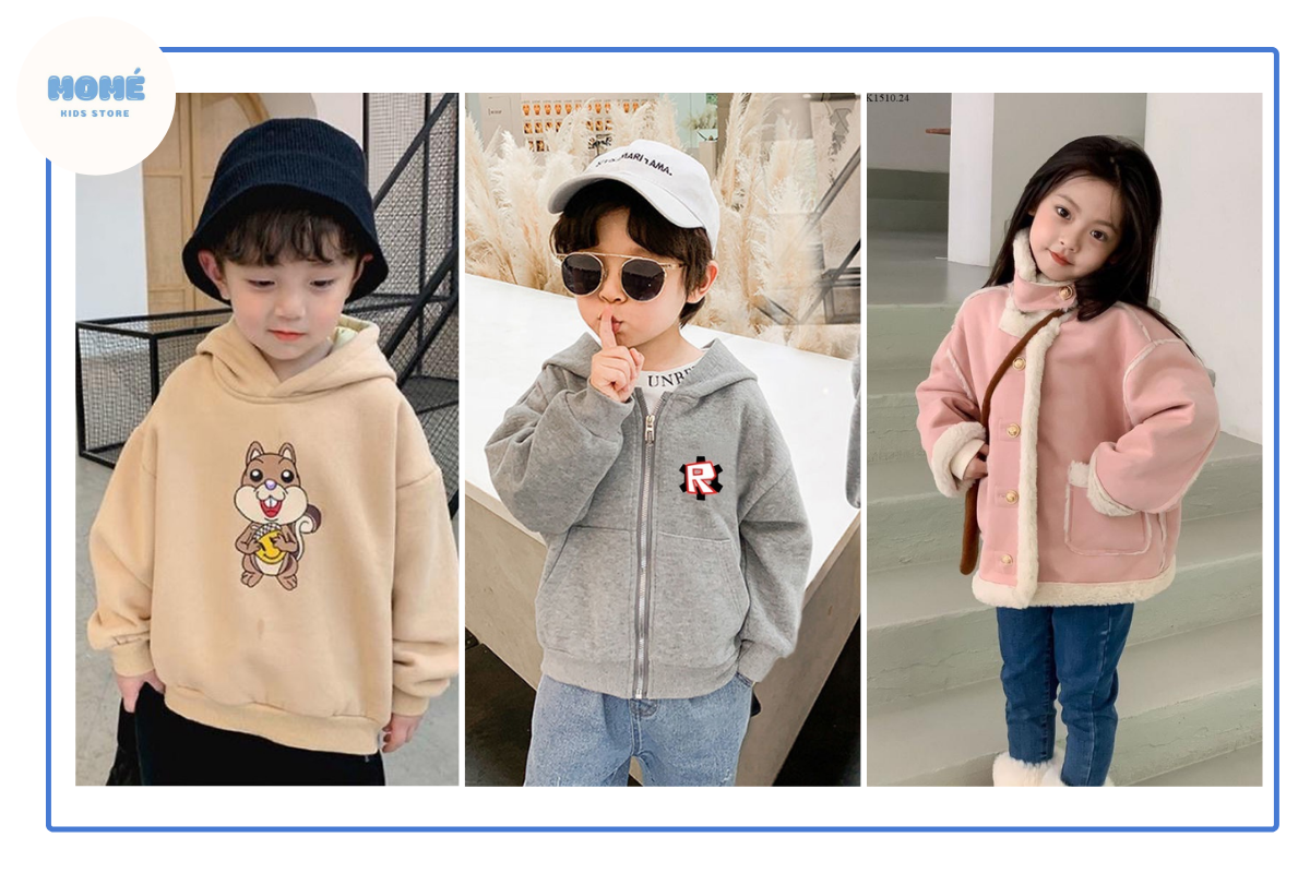 Cách chọn áo khoác hoodie trẻ em phù hợp với từng độ tuổi
