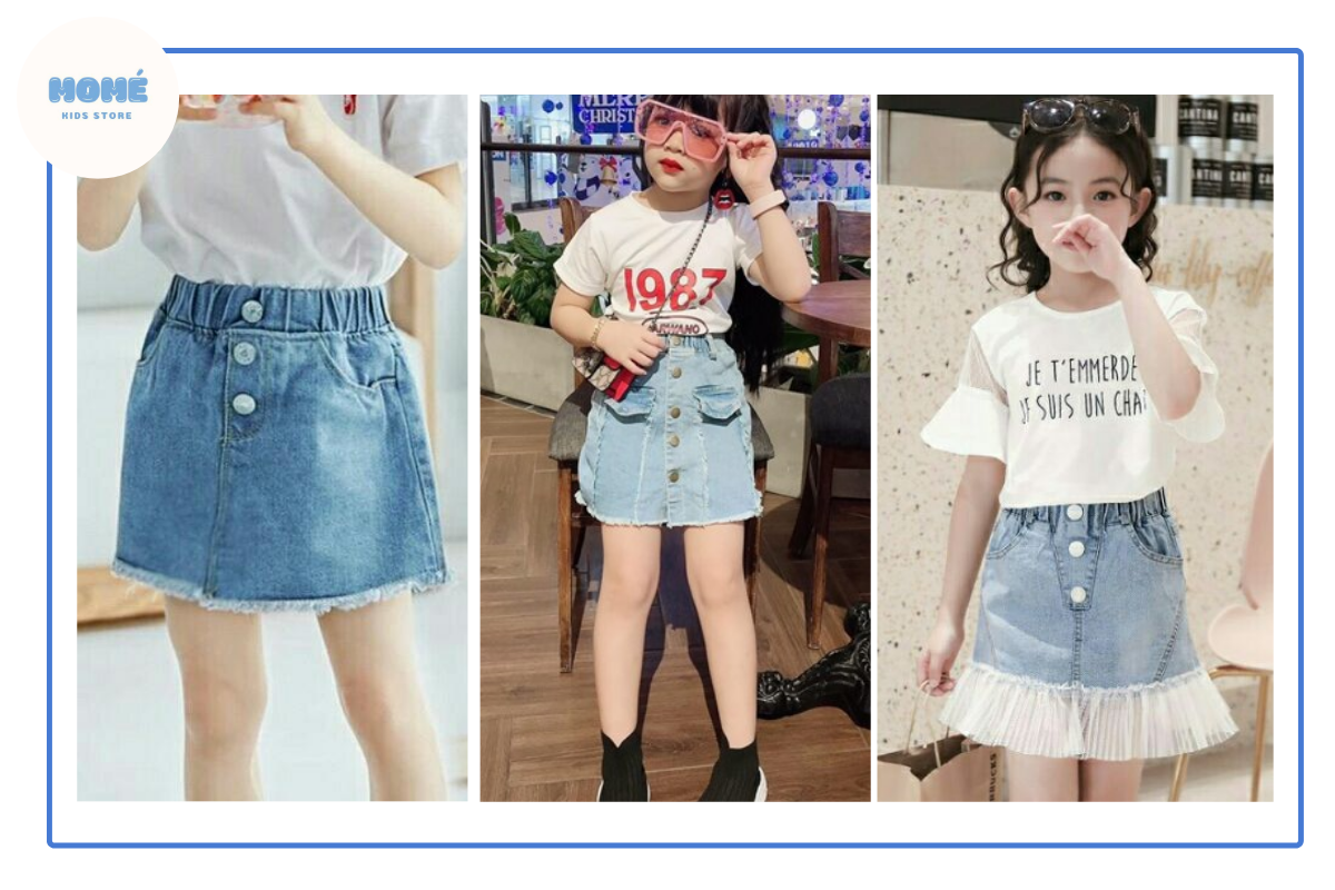 Chân váy trẻ em 10 tuổi