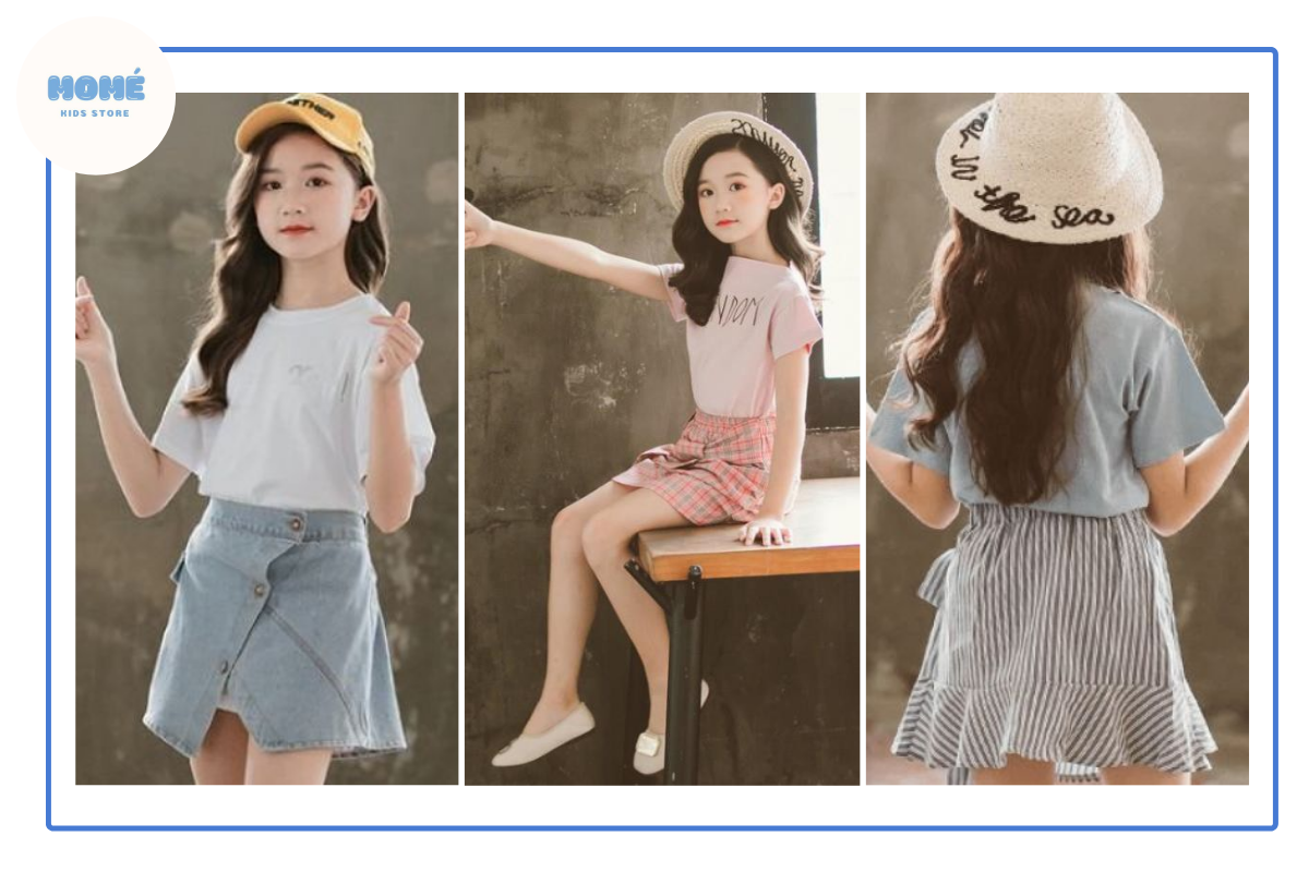 Chân váy trẻ em 10 tuổi