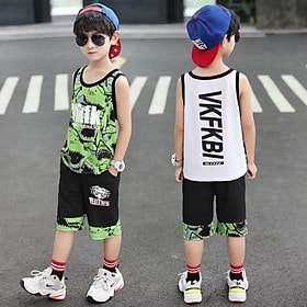 Áo ba lỗ thể thao bé trai
